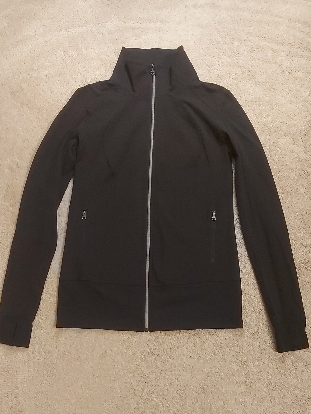 Lululemon black yoga jacket